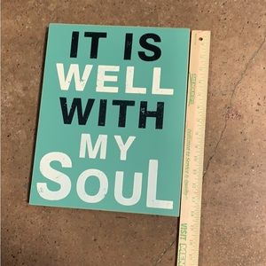 IT IS WELL WITH MY SOUL 14x11